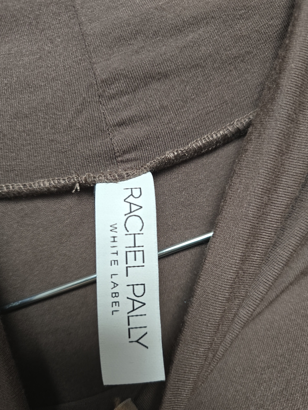 Rachel Pally Sleeveless Mock Neck Maxi Dress in Mauve Brown - Picture 3 of 5